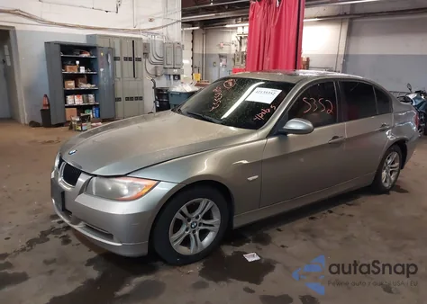 2008 BMW 328I z USA, uszkodzony, nr VIN WBAVA37598NL44749